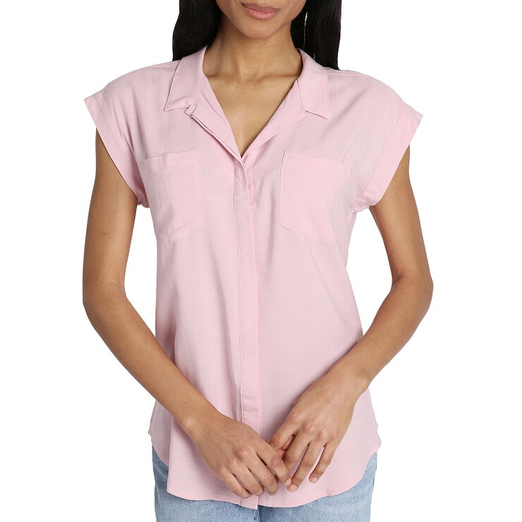 Jachs Girlfriend Blusa para Dama Rosa Extra Chica
