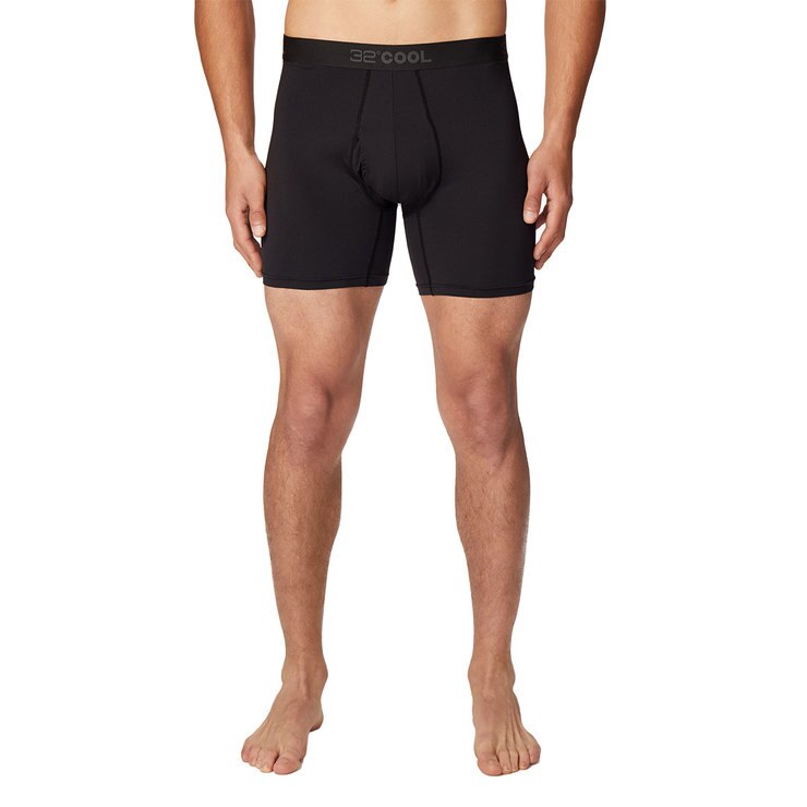 32 Degrees Cool, set de 3 boxers (Negro/Carbón/Negro) (varias tallas