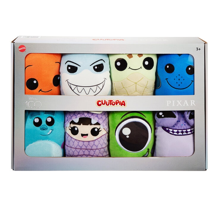 Disney Cuutopia Set de 8 Peluches 13 cm Pixar