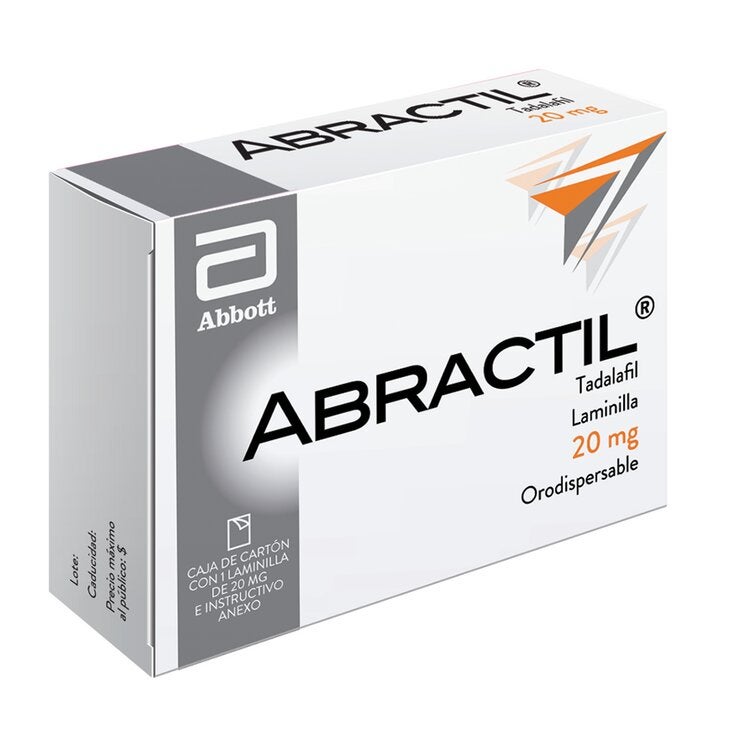 Abractil 20 mg 1 Laminilla