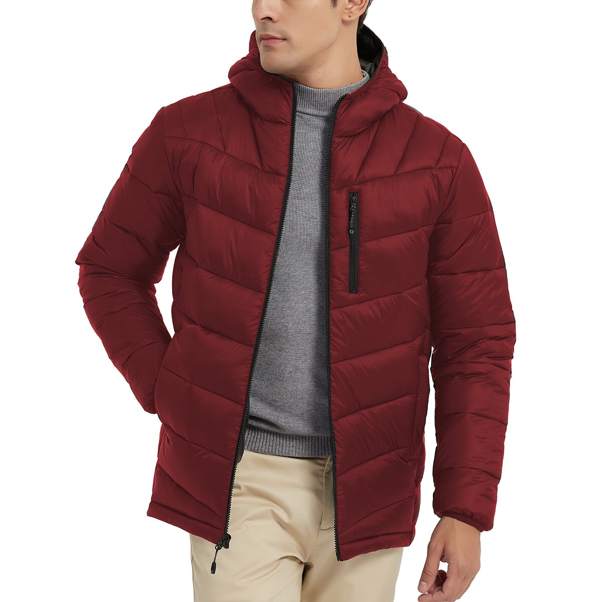 Hawke & Co Chamarra para Caballero Rojo Mediana