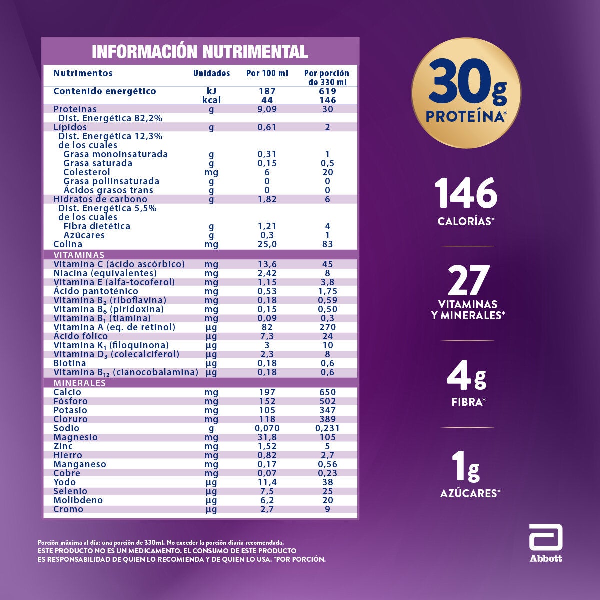 Protality Bebida con Proteína 12 envases de 330 ml Protality Bebida con Proteína 12 envases de 330 ml