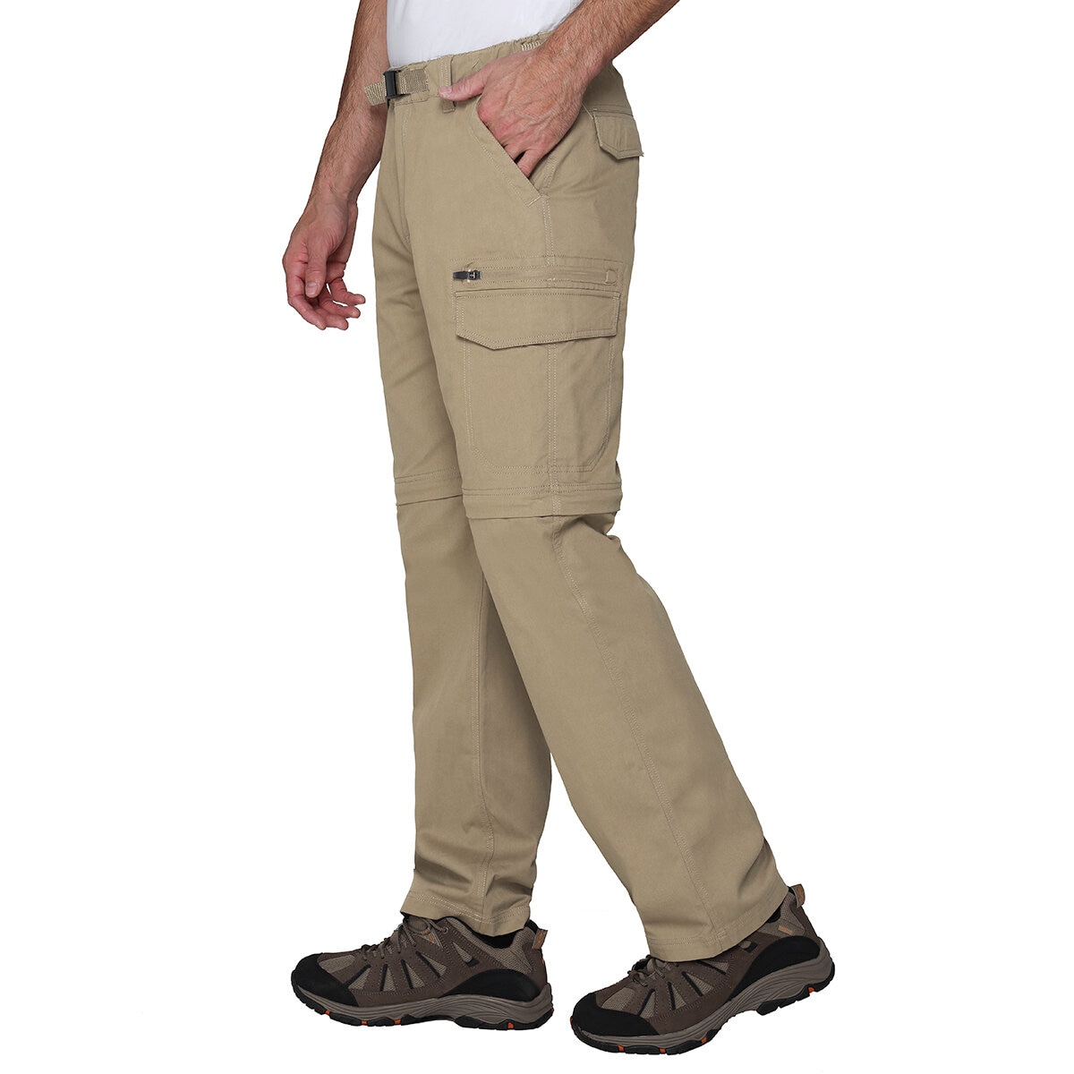 The B.C. Clothing Co. Pantalones Convertibles para Caballero Café 36 x 32 The B.C. Clothing Co. Pantalones Convertibles para Caballero Café 36 x 32