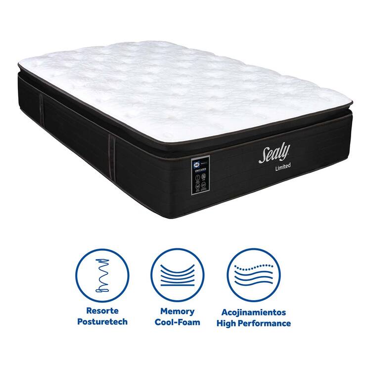 Sealy, Limited, Colchón y Box Matrimonial