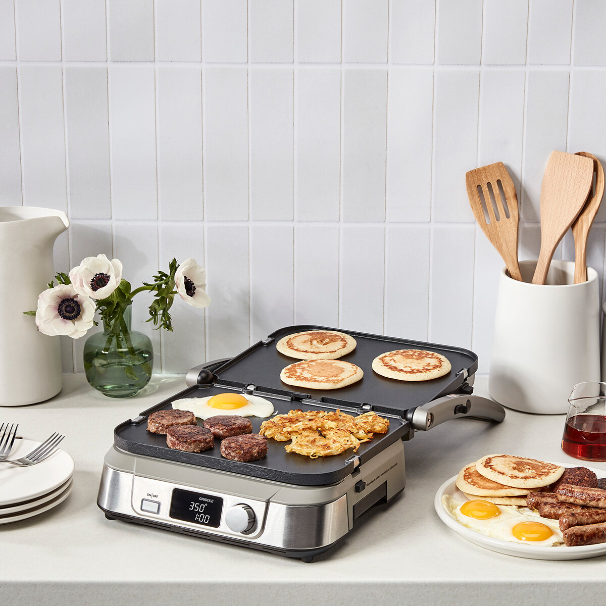 Cuisinart, Parilla y Plancha Eléctrica, 5 en 1
