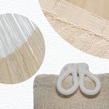 Arte Mayab, Hamaca Artesanal Modelo Maya Arena, Color Beige Arte Mayab, Hamaca Artesanal Modelo Maya Arena, Color Beige