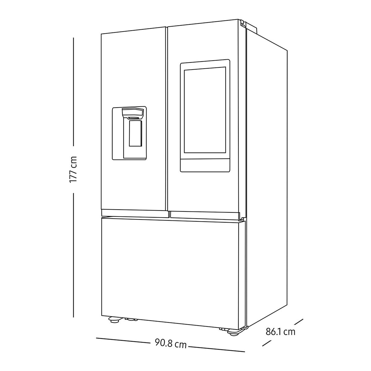Samsung Refrigerador 32' French Door Family Hub