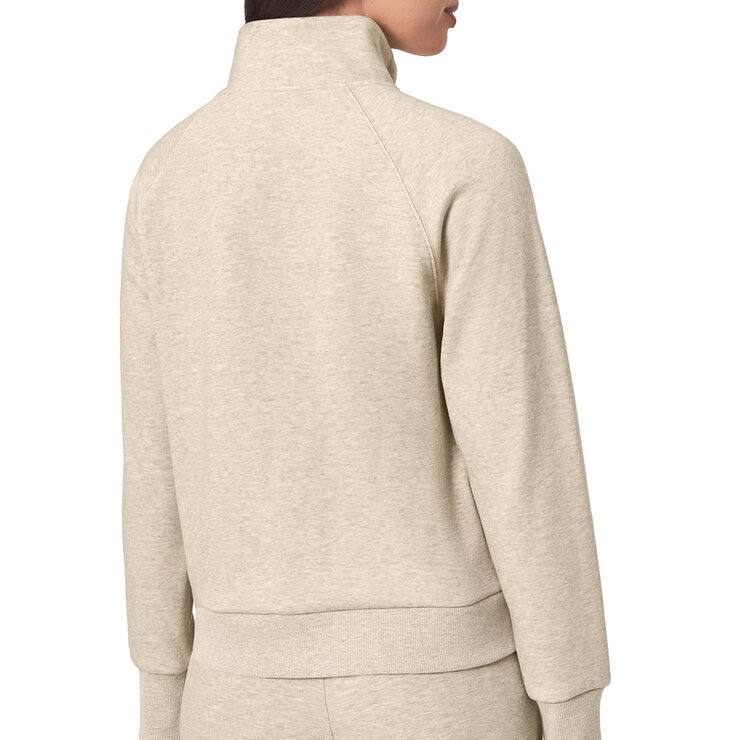 Mondetta Sudadera para Dama Beige Extra Chica