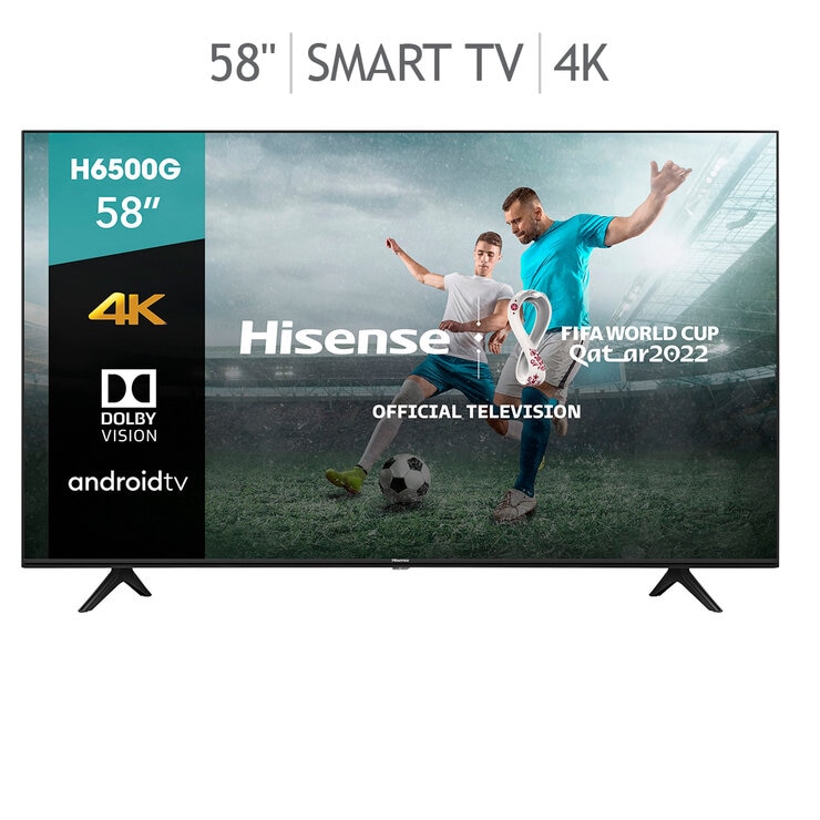 Hisense Pantalla 58" 4K UHD Smart TV 
