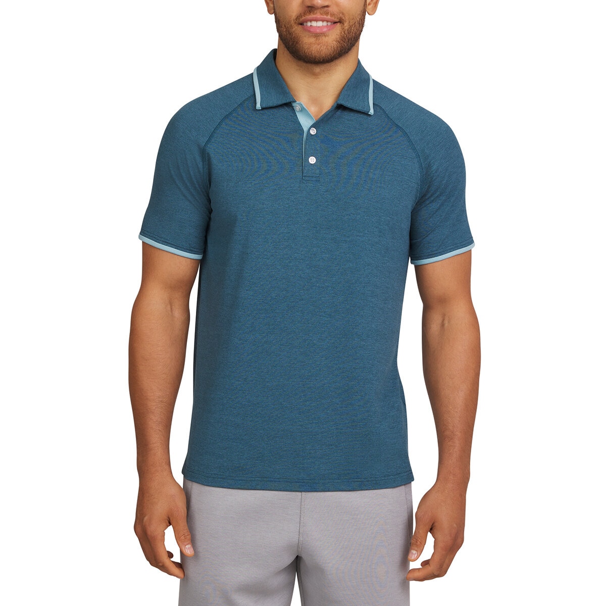 Motion Polo para Caballero Extra Grande Azul