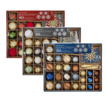Surtido de Adornos Navideños 80 Piezas - Varios Modelos Surtido de Adornos Navideños 80 Piezas - Varios Modelos