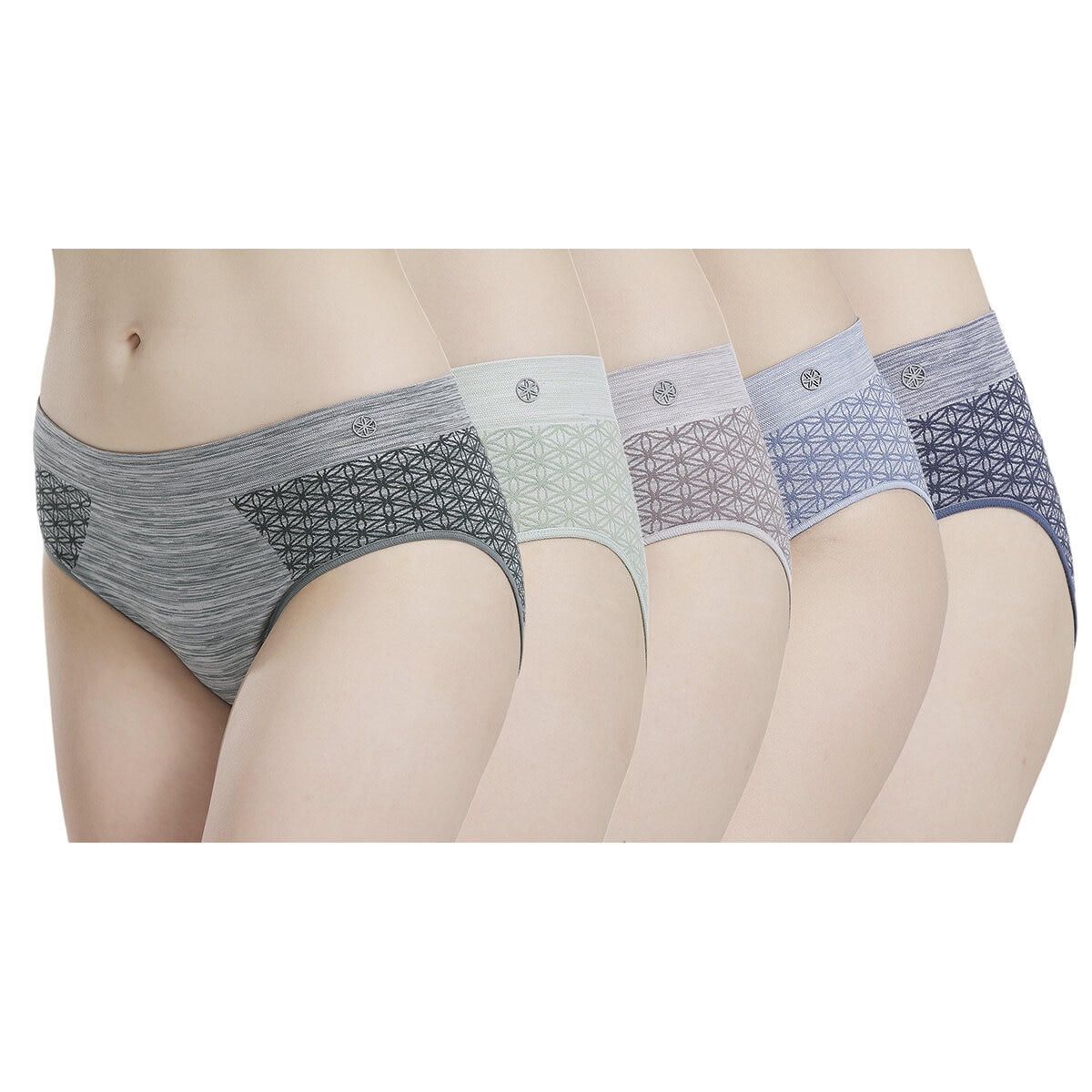 Gaiam Ropa interior para Dama 5 piezas Varias Tallas y Colores