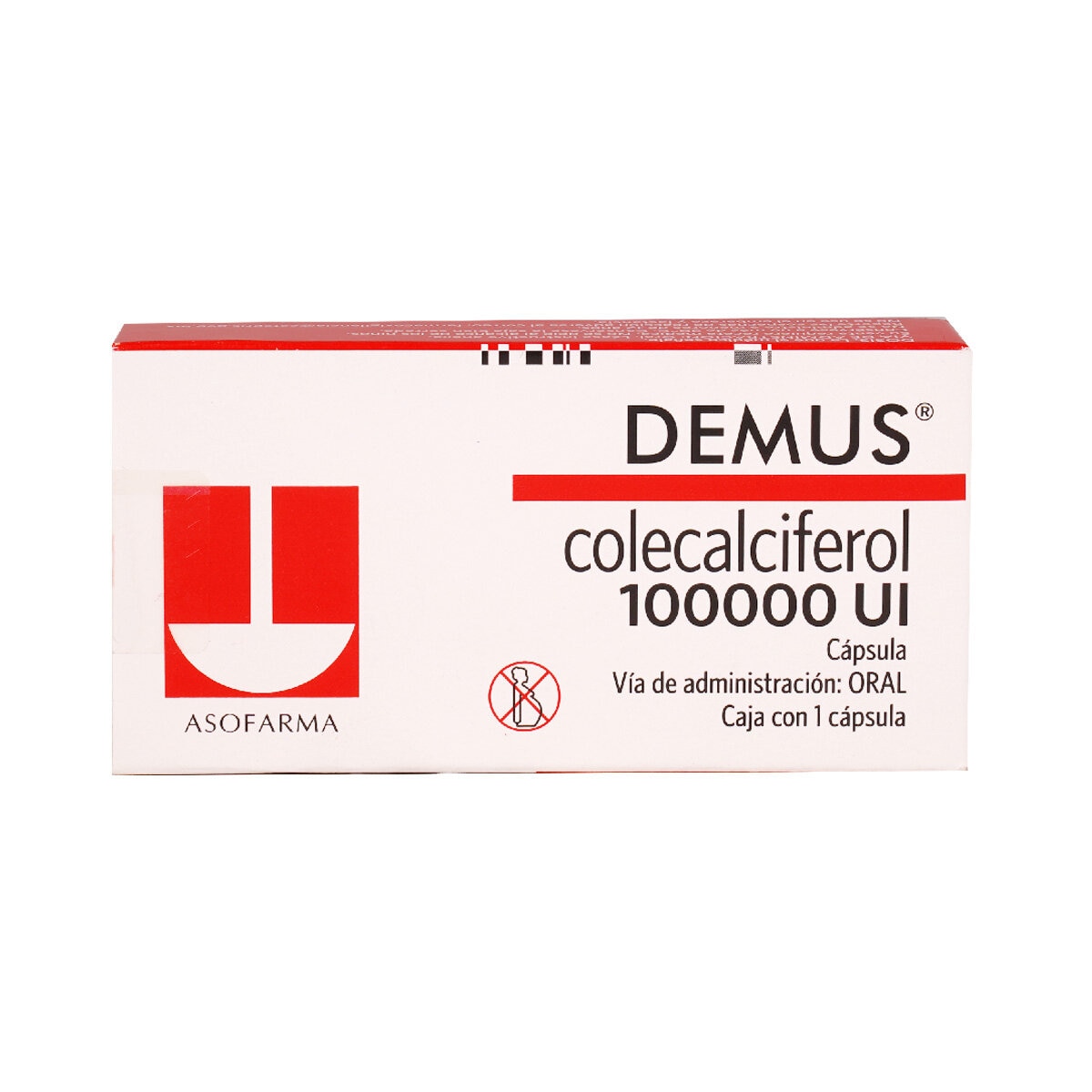Demus 100000 UI Colecalciferol 1 cápsula