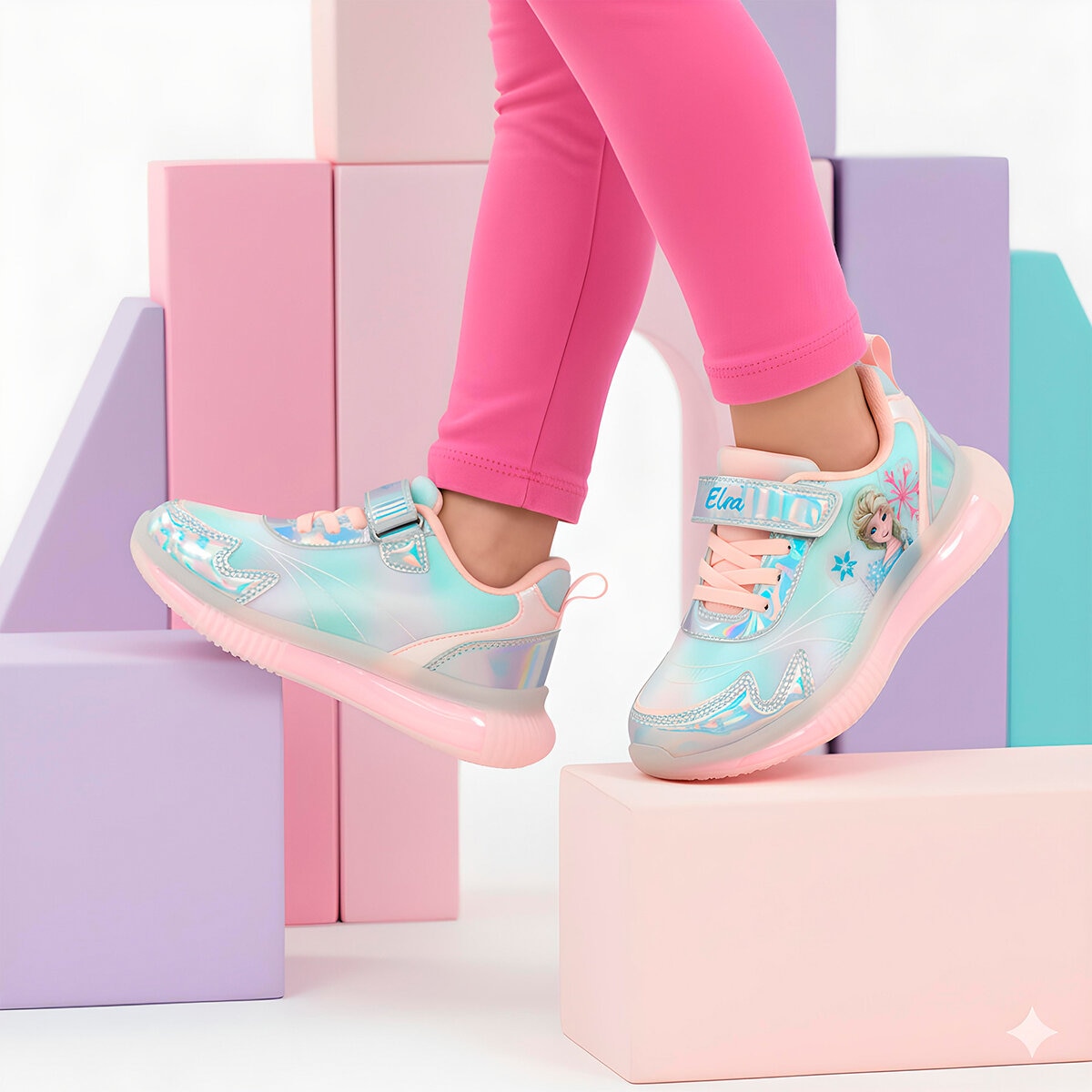 Disney Frozen, Tenis Original Color Rosa para Niña, Varias Tallas
