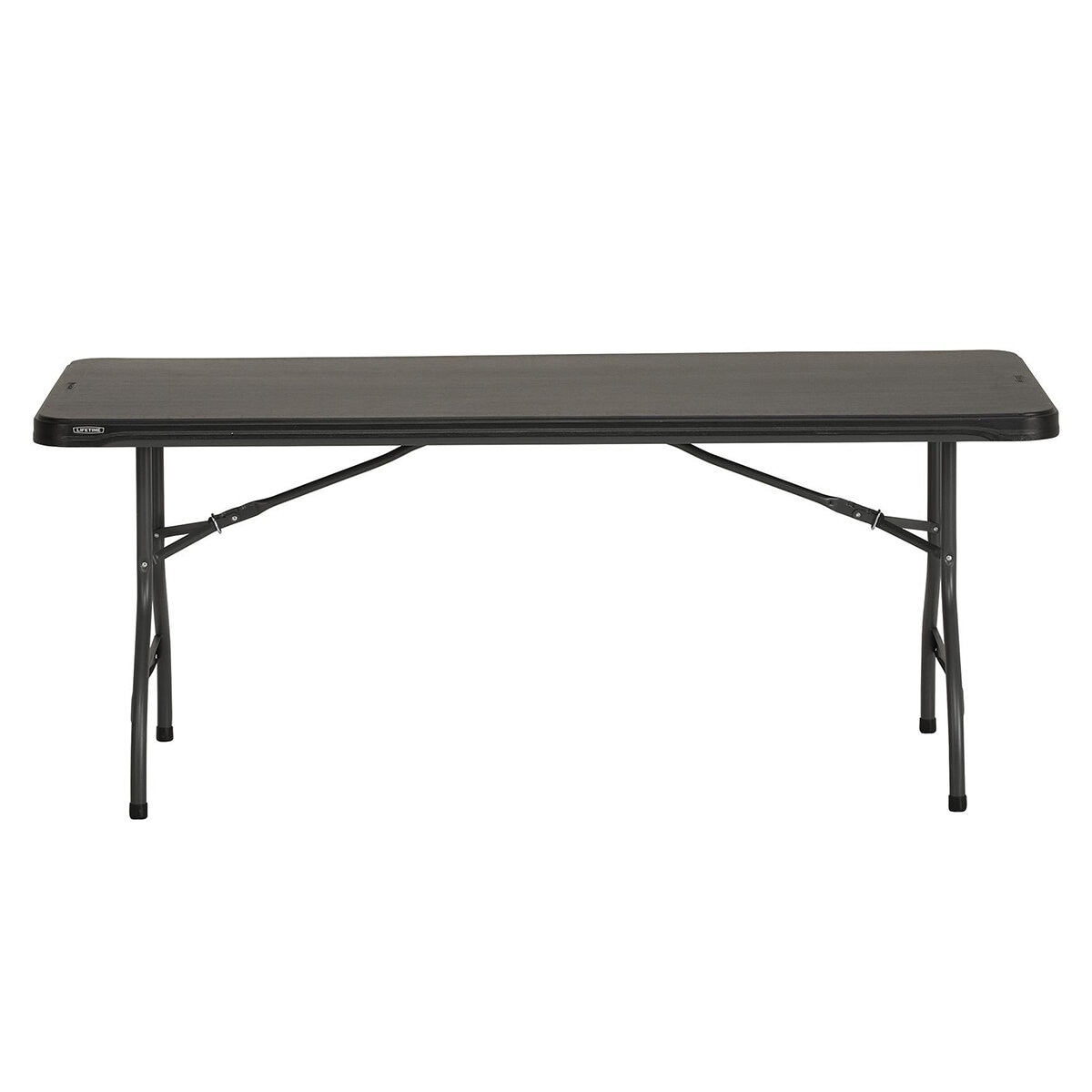 Lifetime, Mesa Plegable 1.82 metros, Color Negro