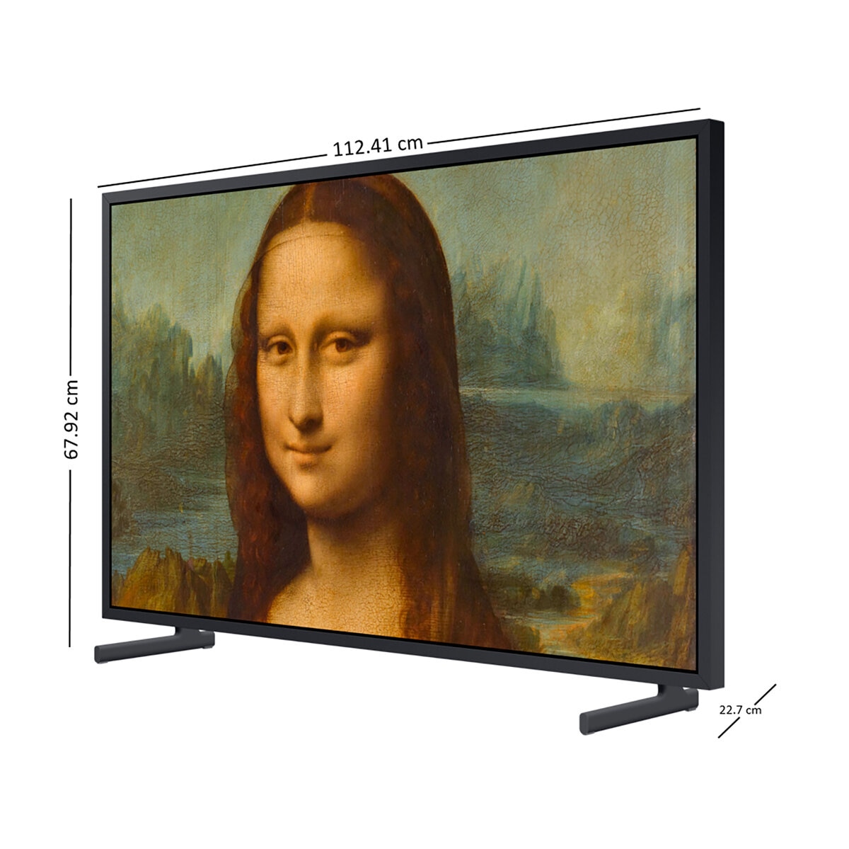 Samsung Pantalla 50" QLED The Frame 4K UHD Smart TV + Marco blanco
