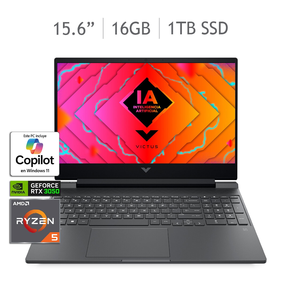 HP Victus Gaming 15-fb2015la Laptop 15.1'' Full HD AMD Ryzen 5