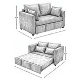EasyLiving, Guiza, Sofá Cama