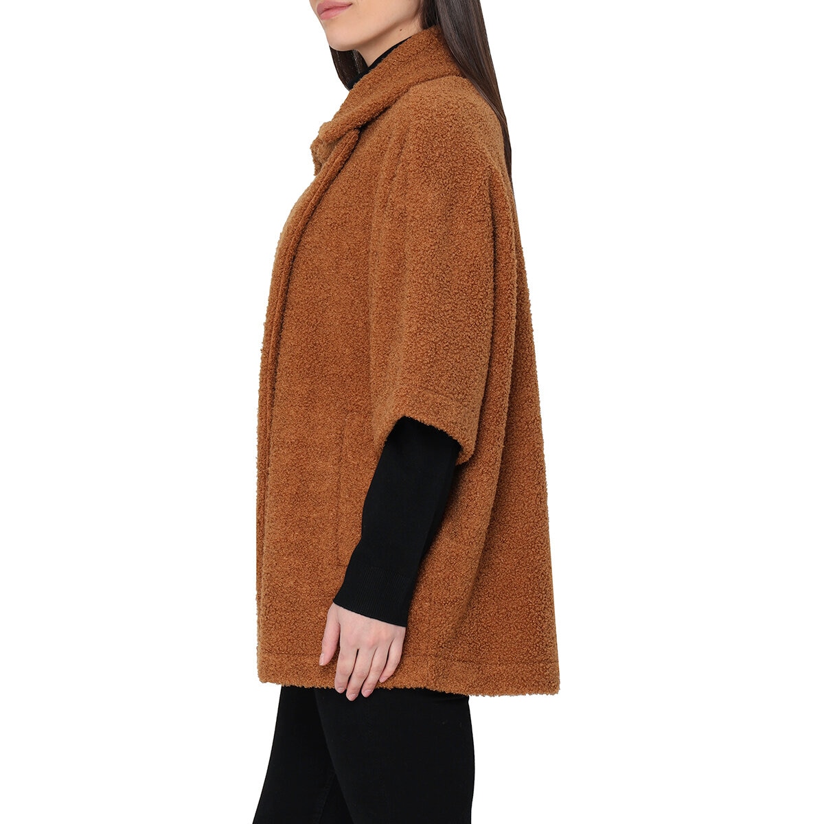 Nicole Miller Original Chamarra para Dama Café Chica / Mediana