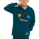 Keith Haring Sudadera para Niños y Niñas Verde 14 / 16 Años
