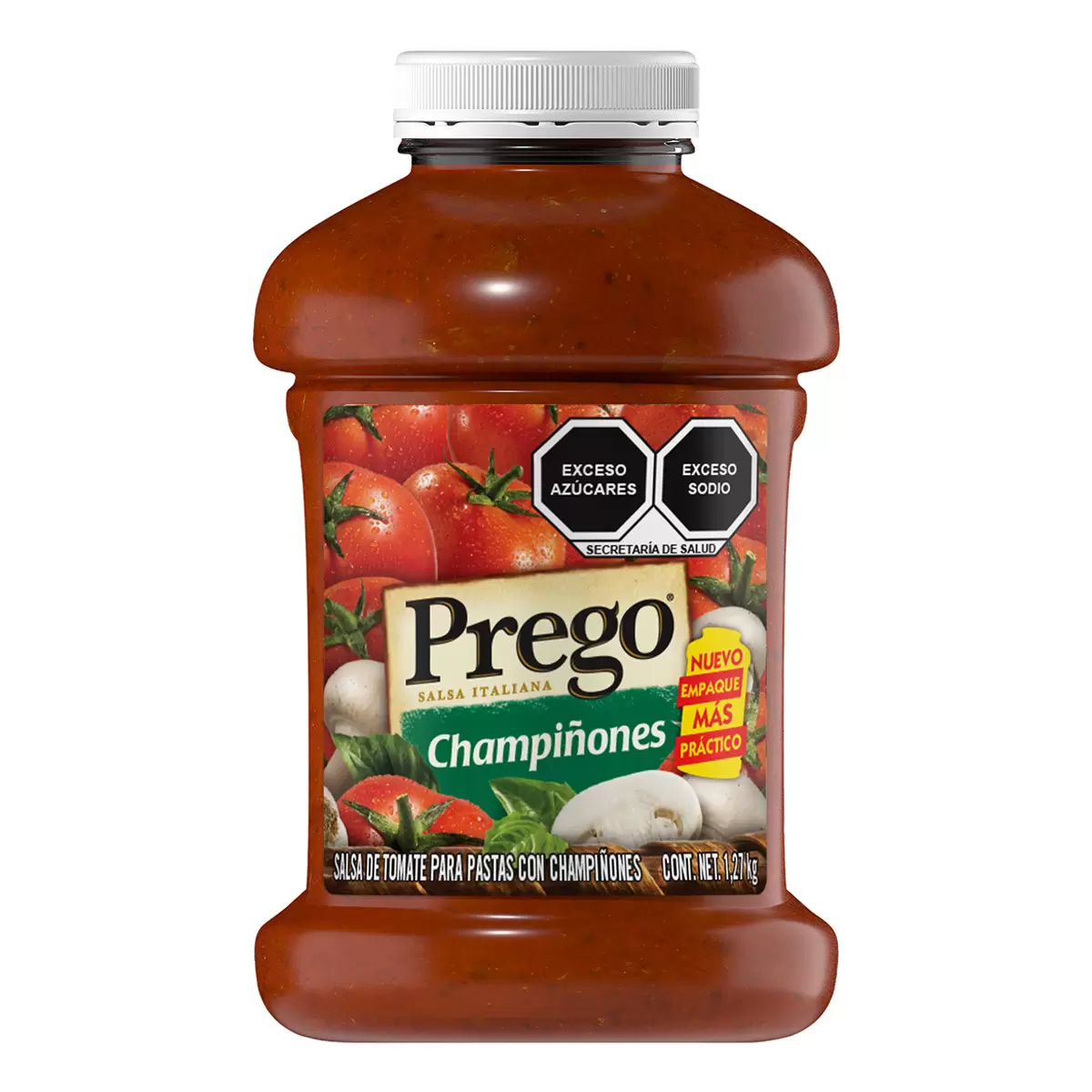 Prego Salsa con Champiñones 2 pzas de 1.27 kg