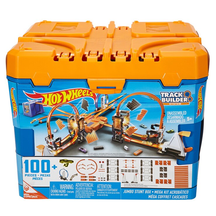 Hot Wheels Caja De Acrobacias Deluxe Mattel Lanzador Hot Wheels