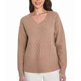 Frye Suéter para Dama Café Mediana