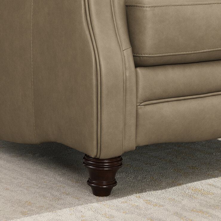 Simon Li Furniture, Sillón Reclinable de Piel con Sistema Eléctrico