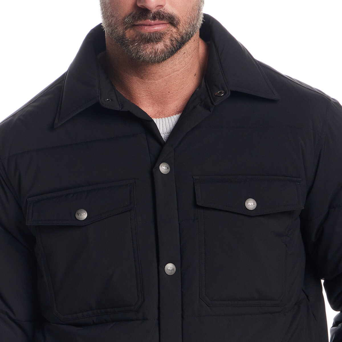 Weatherproof Chamarra para Caballero Negro Mediana