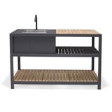 Midtown Concept, Amber Cocina Exterior de Aluminio y Madera de Teca Midtown Concept, Amber Cocina Exterior de Aluminio y Madera de Teca