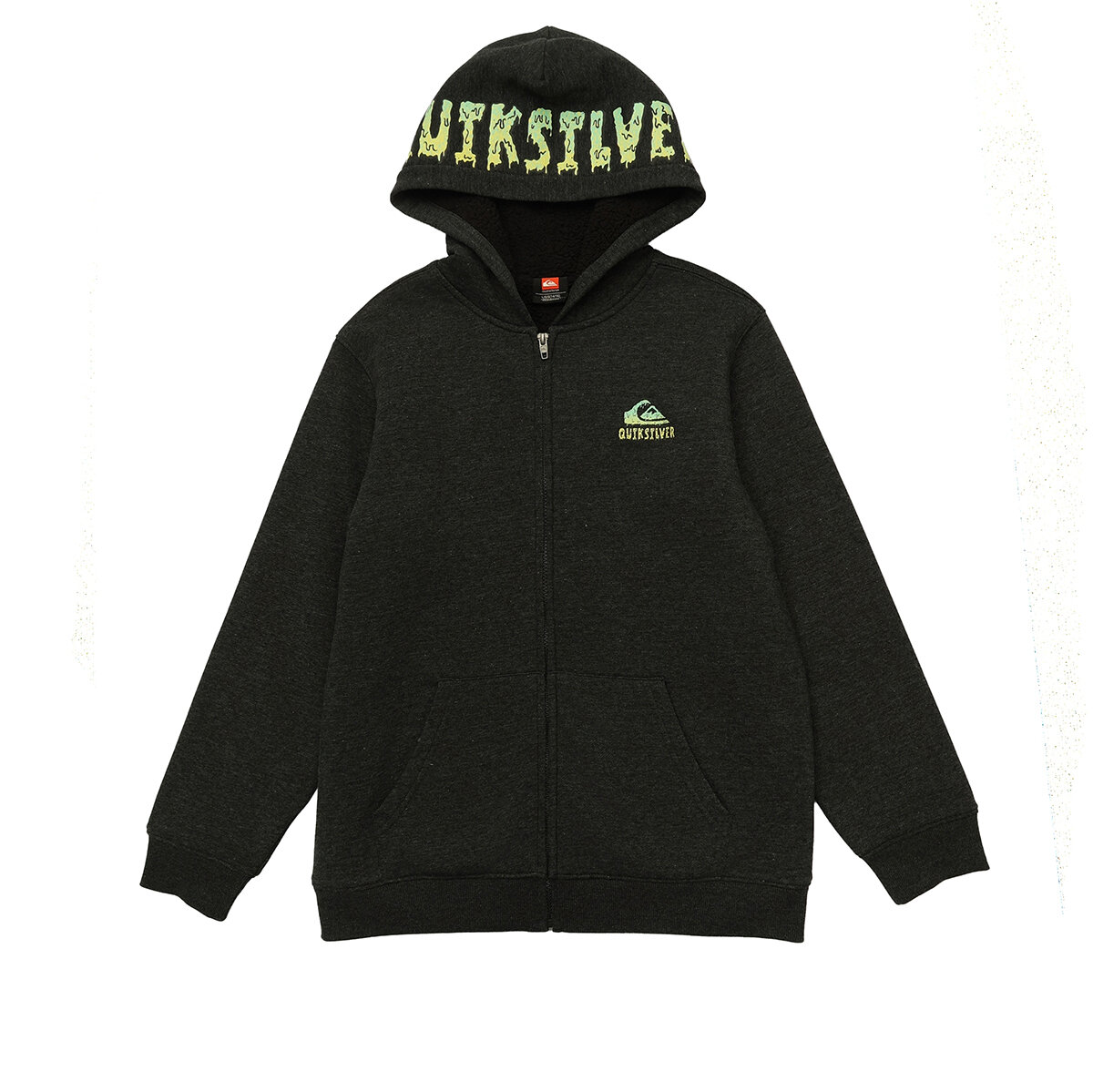 Quiksilver Chamarra para Niños y Niñas Negro 10 / 12 Años