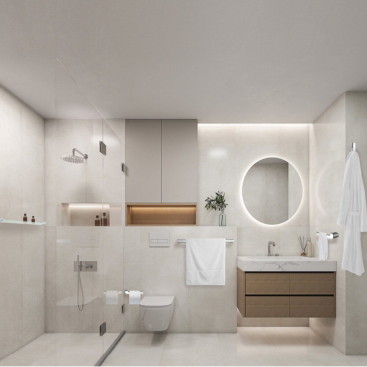 Rubinett, Set de Accesorios para Baño Cromado