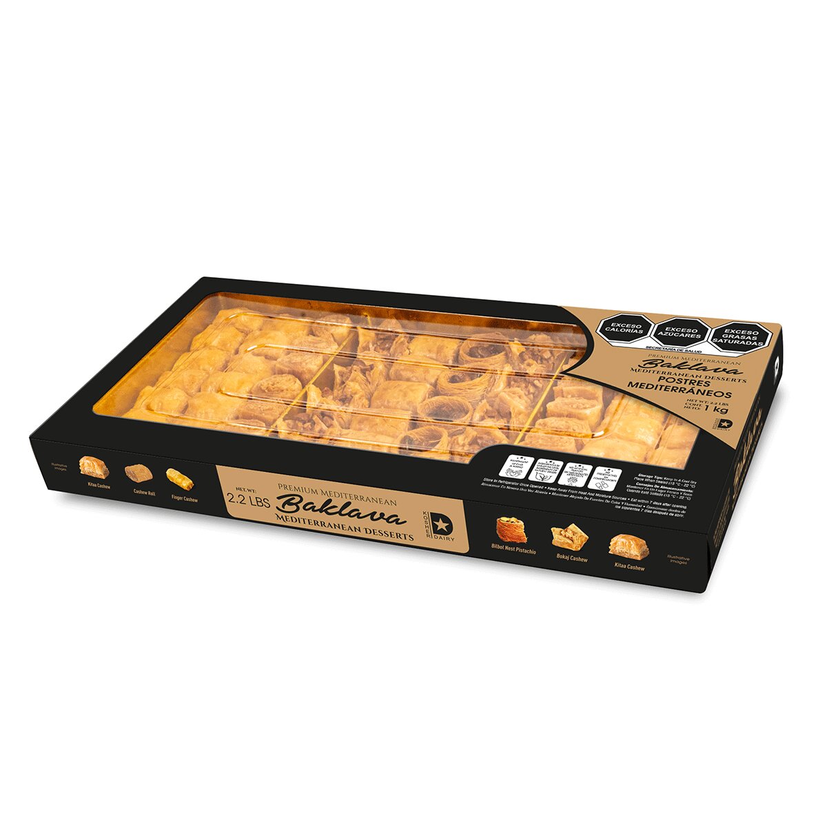 BMB Baklava Postres Mediterráneos 1 kg