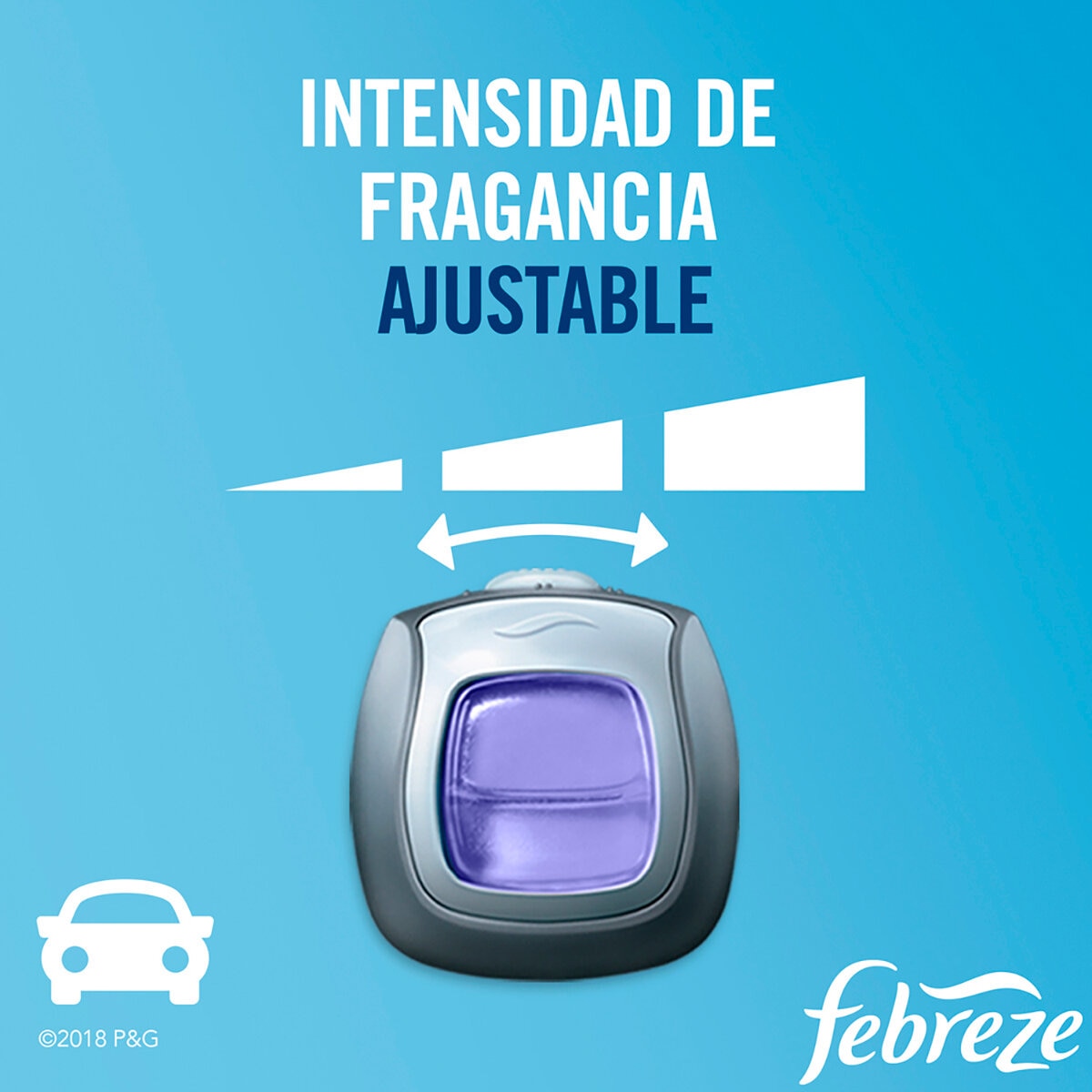 Febreze Aromatizante Para Automóvil Aroma Linen & Sky 5 Piezas
