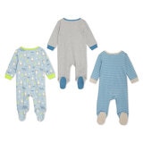 Koala Kids Mameluco 3 piezas para Bebé Nutria 3 Meses