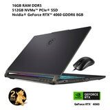 MSI Cyborg Gaming 15 Laptop 15.6'' FHD Intel Core Ultra 7 16GB 512GB SSD + Mouse