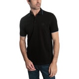 Kenneth Cole Polo para Caballero Negro Mediana