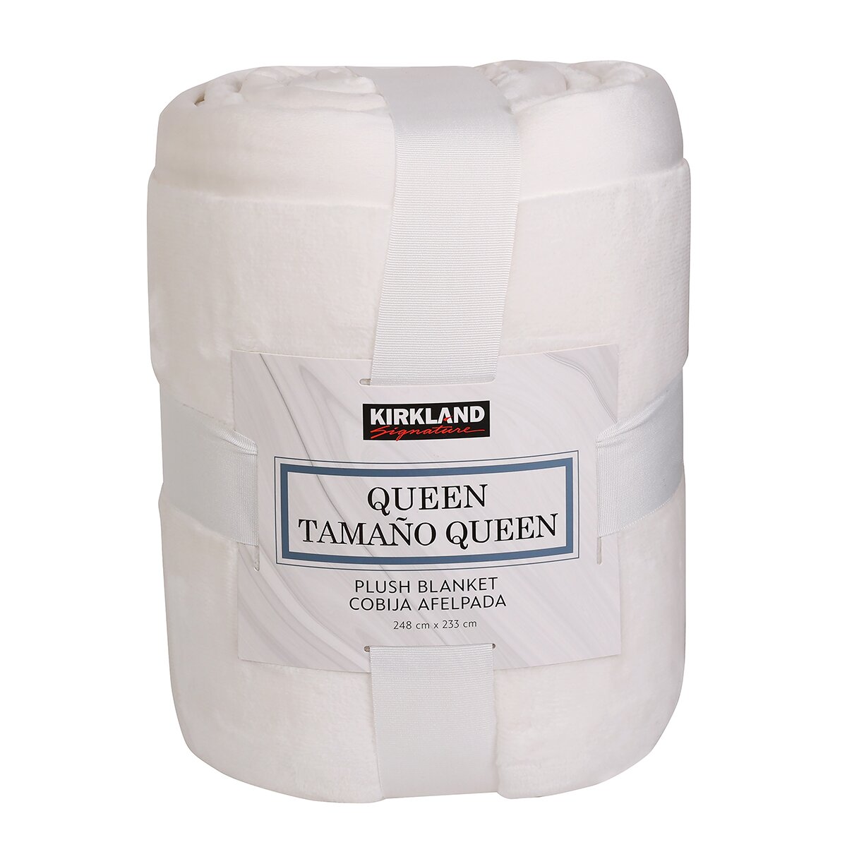 Kirkland Signature, Cobija, Tamaño Queen, Color Blanco