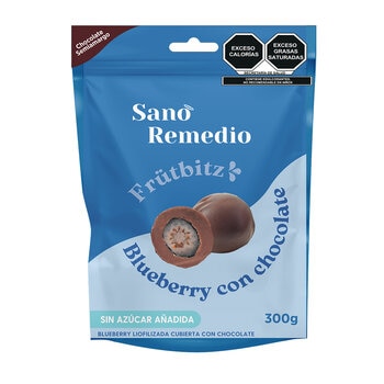 Frutbitz Blue Berrys Liofilizadas con Chocolate sin Azúcar 300 g