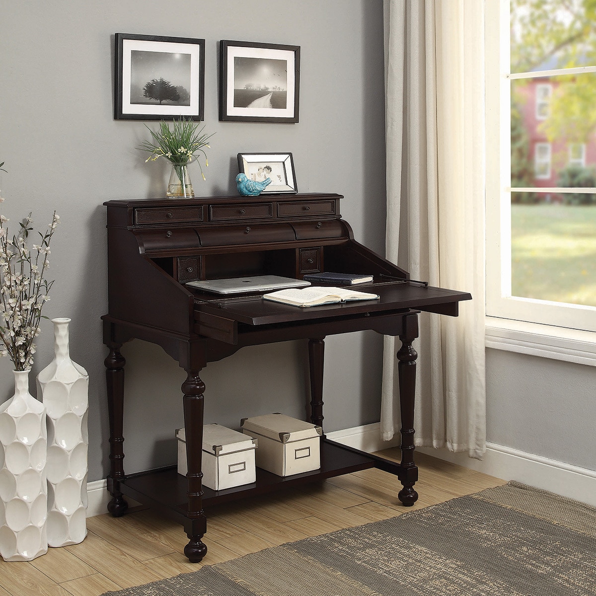 Coaster, escritorio secretarial, madera | Costco México