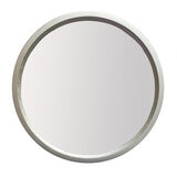Luvi Home Espejo de Pared Cerchio Plata