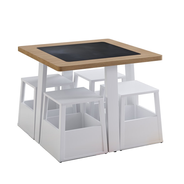 Tresanti, Mesa de Actividades para Niños con Taburetes