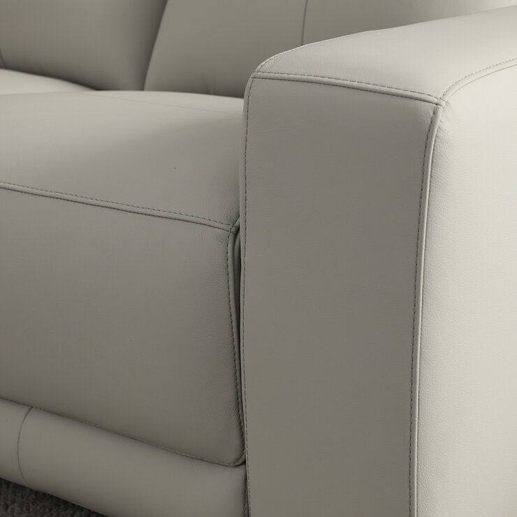 Simon Li Furniture, Wren, Sofá Reclinable de Piel con Sistema Eléctrico Simon Li Furniture, Wren, Sofá Reclinable de Piel con Sistema Eléctrico