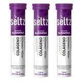 Seltz Colágeno 3 Tubos con 20 Tabletas Efervescentes c/u Sabor Mora Azul Seltz Colágeno 3 Tubos con 20 Tabletas Efervescentes c/u Sabor Mora Azul
