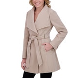 DKNY Abrigo para Dama Beige Extra Grande