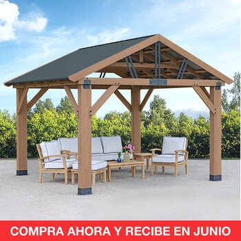 Yardistry, Pérgola Marquesina de 4.27 m x 3.66 m
