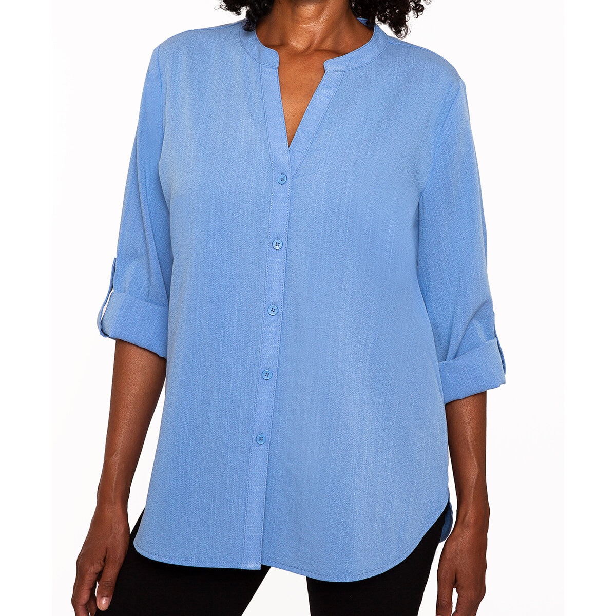 Mario Serrani Italy Blusa para Dama Azul Chica