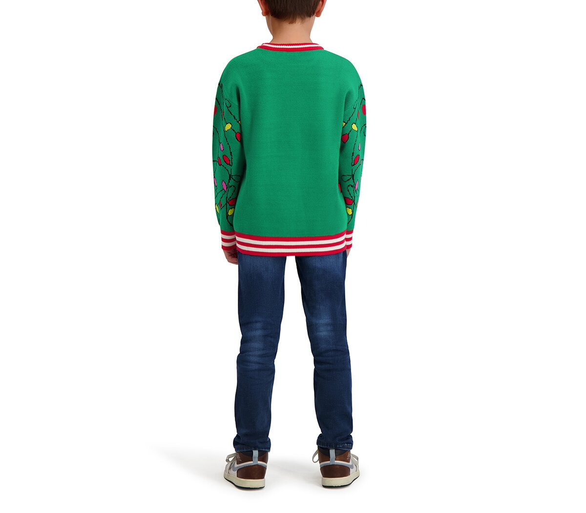 Suéter navideño para Niños y Niñas Verde 10 / 12 Años