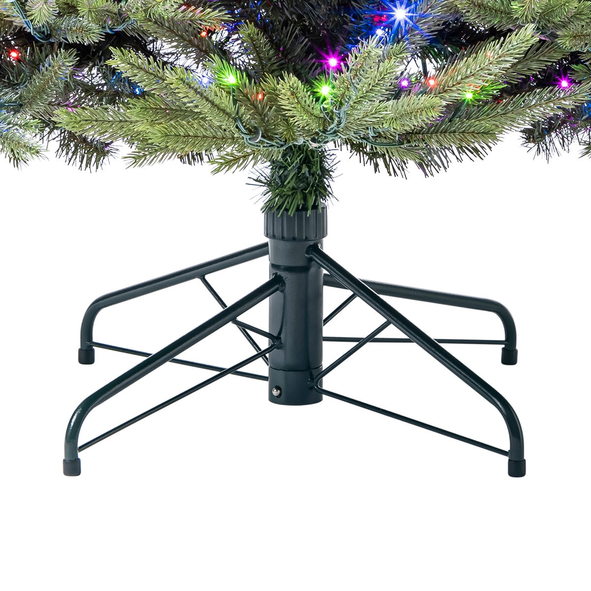 Árbol de Navidad Artificial 2.28m Pre-Iluminado con 1,400 Luces Radiant Micro LED