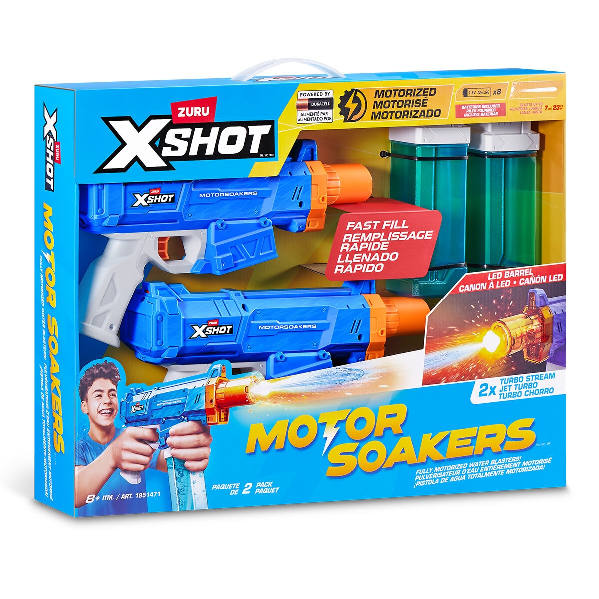 Zuru X-Shot Pistola de Agua, Juego de 2 Pzas. Zuru X-Shot Pistola de Agua, Juego de 2 Pzas.